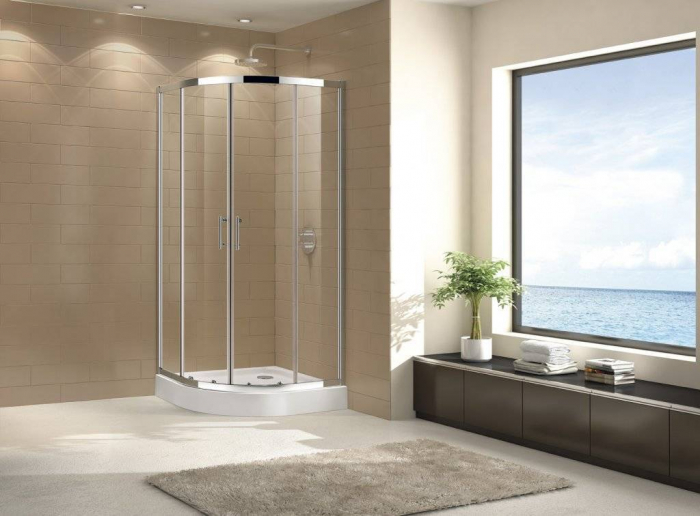 Душевой угол CEZARES Eco ECO-O-R-2-80-C-Cr. Фото